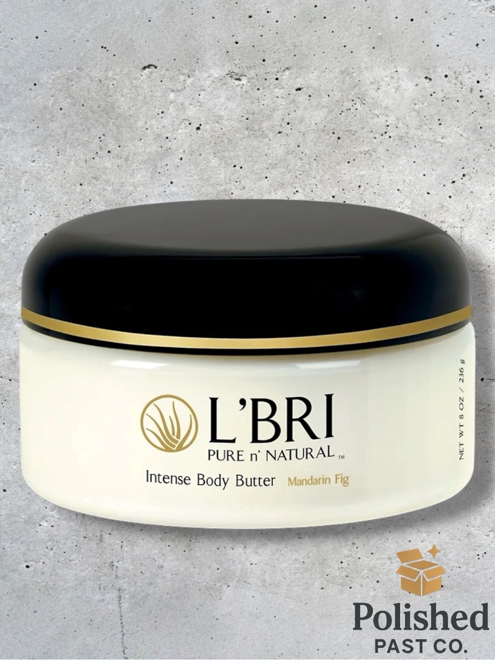 L’BRI Pure n’ Natural Intense Body Butter Mandarin Fig Aloe Based Skincare